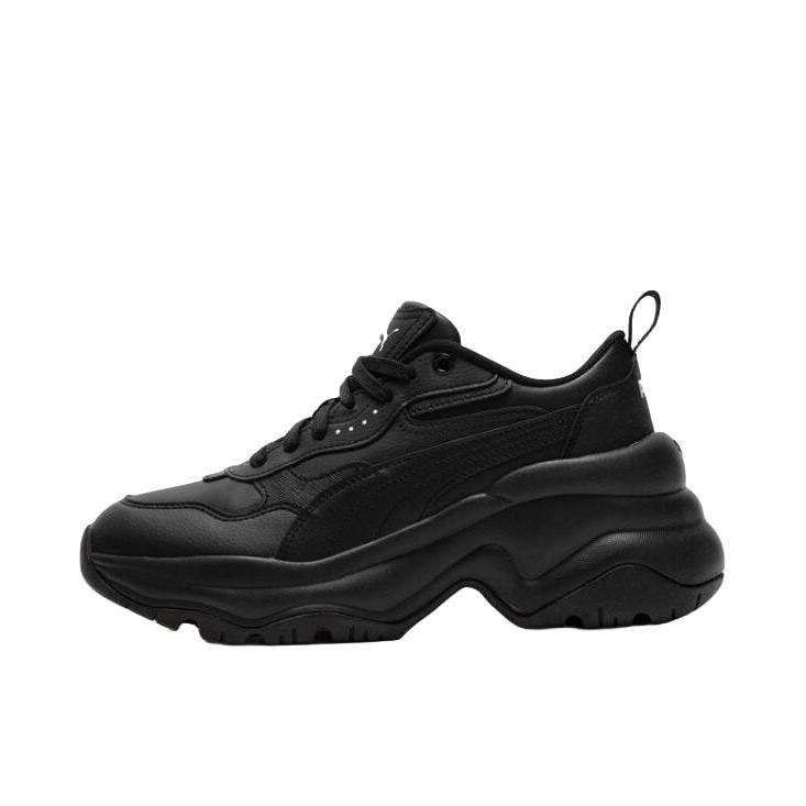 推荐商品：Puma/彪马 Cilia Wedge 运动休闲鞋 复古防滑耐磨轻便透气增高 黑色