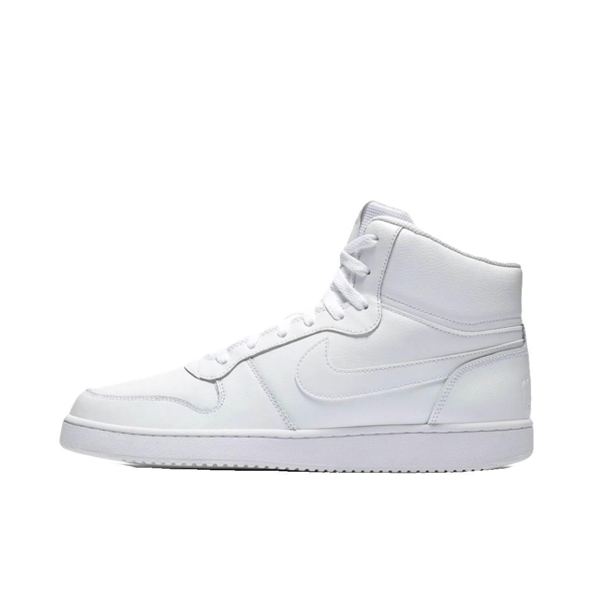 推荐商品：Nike Ebernon 板鞋 防滑轻便舒适百搭休闲复古耐磨滑 中帮/白武士