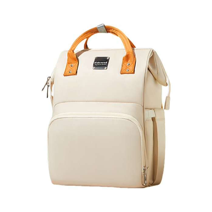 推荐商品：KIDSNEED/柯斯德尼 母婴外出轻便大容量背奶多功能帆布斜挎母婴包手提双肩背包
