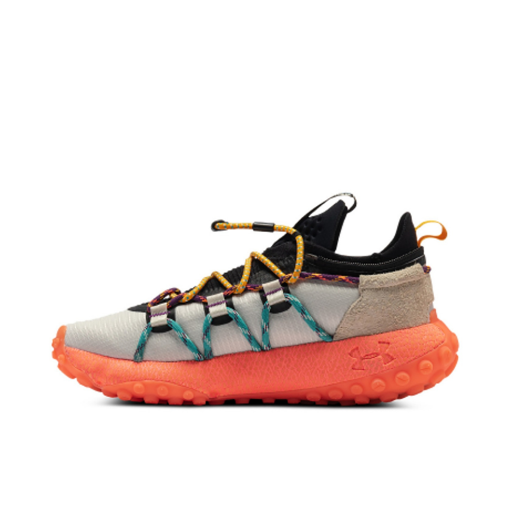 推荐商品：Under Armour/安德玛 Hovr Summit Fat Tire 防滑耐磨 网面透气 拼接潮搭 织物 厚胎缓震 高能感 运动休闲鞋 Black History Month 黑人月/灰橙