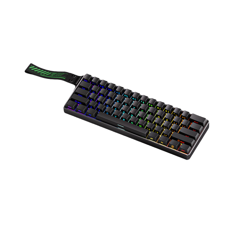 推荐商品：Monsgeek/魔极客 FUN60 Ultra 有线 磁轴键盘 61键 PBT侧刻 透光键帽 低延迟