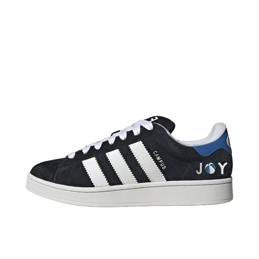 推荐商品：adidas Originals Campus 00s 板鞋 面包鞋 复古缓震透气轻便薄底贴合耐穿圆头包裹性平跟支撑 正黑色/白色