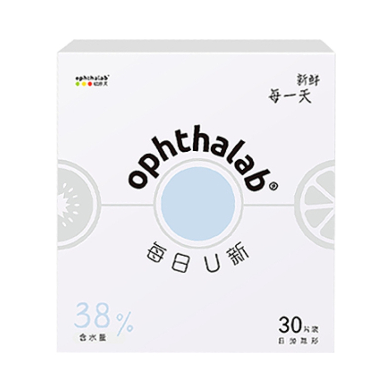 推荐商品：Ophthalab/欧舒天 每日U新全氧维度高含水量日抛隐形眼镜 舒适透明片运动防滑防紫外线