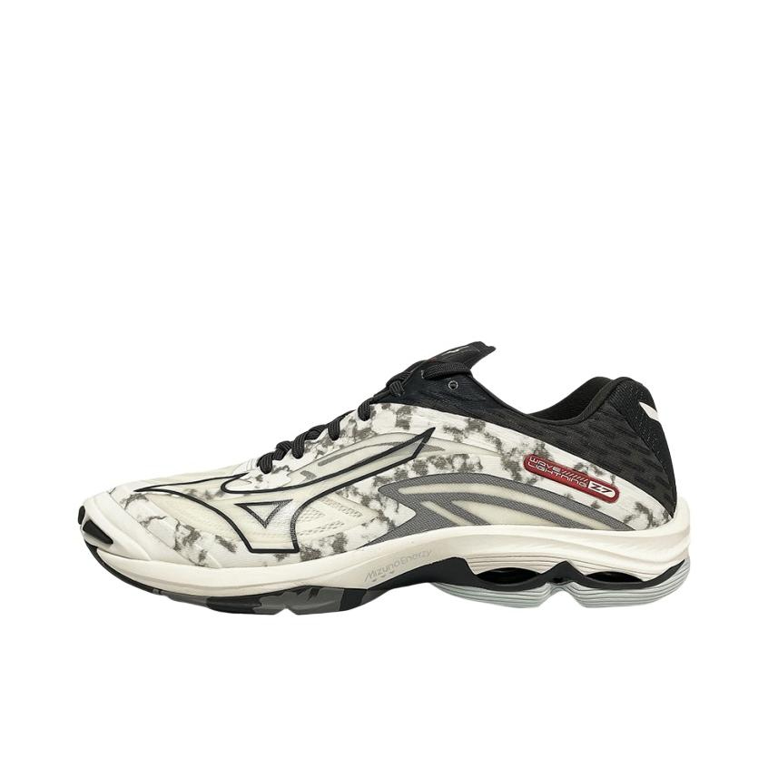 推荐商品：Mizuno/美津浓 Wave Lightning Z7 透气 减震回弹 防滑耐磨 舒适织物 圆头 排球鞋 白/红/蓝