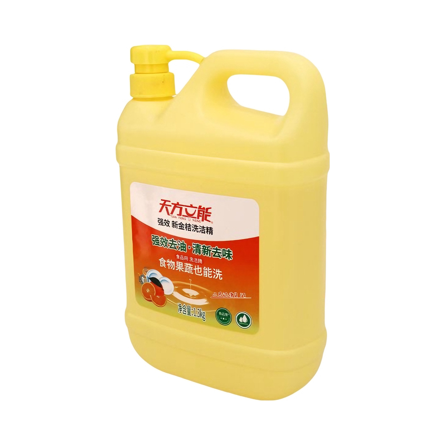 推荐商品：天方立能 强效除油 金桔 洗洁精 瓶装