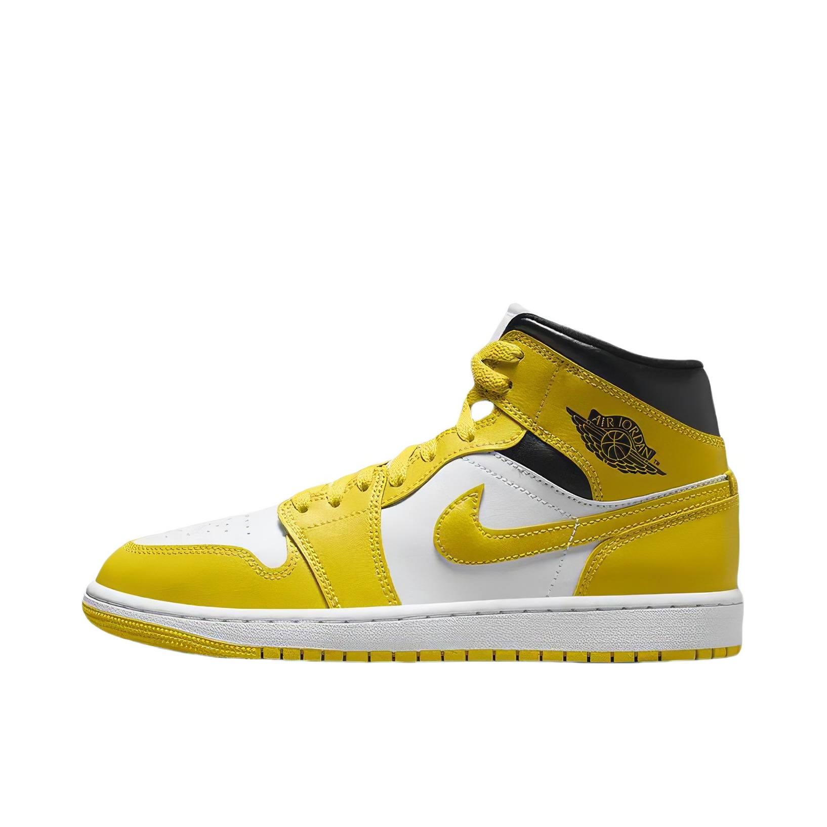 推荐商品：Air Jordan 1 板鞋 运动休闲鞋 复古潮流支撑合成革 黄色/正白