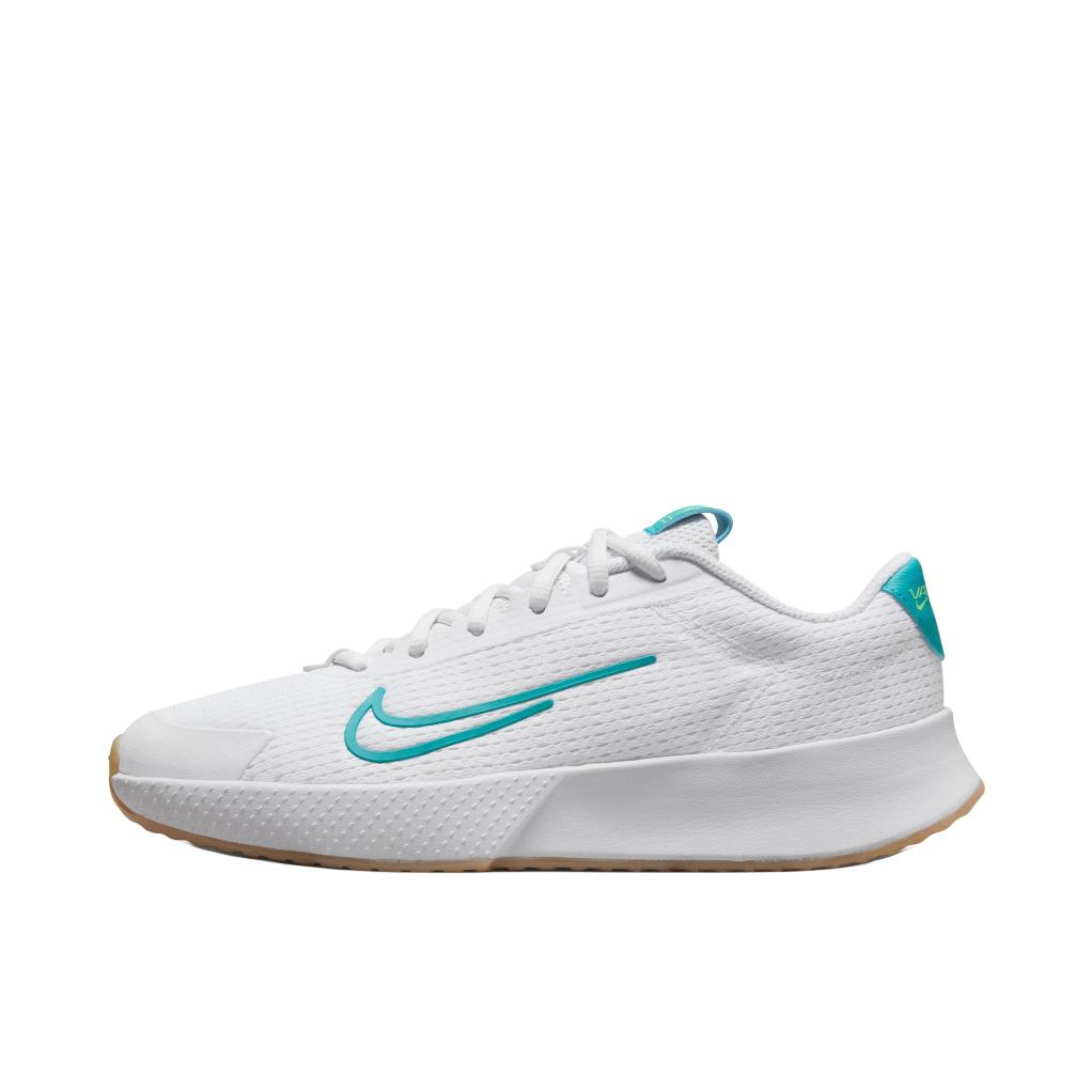 推荐商品：Nike Court Vapor Lite 2 防滑耐磨 舒适缓震 轻便透气 百搭 网球鞋 女款/白色/绿色