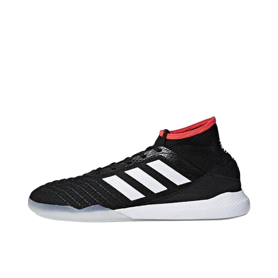 推荐商品：adidas Predator Tango 18.3 IC/IN 足球鞋 平底室内人造草地防滑耐磨 Black/Orange 黑/橙