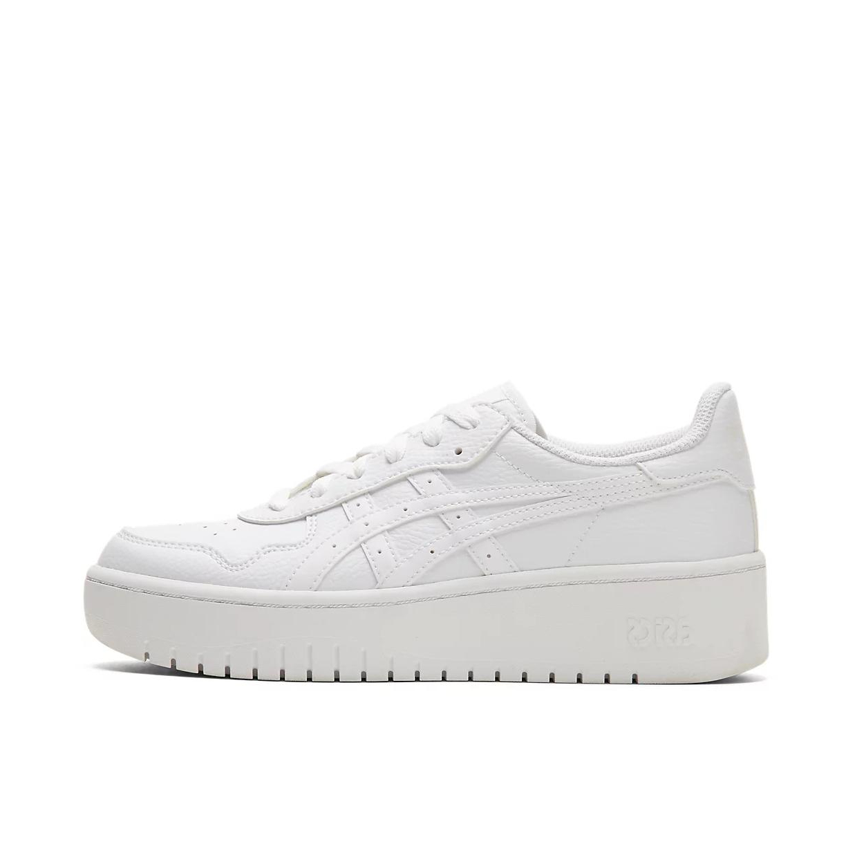 推荐商品：Asics/亚瑟士 Tiger Japan S PF 潮流复古 百搭时尚 防滑耐磨 网面透气 增高 休闲鞋 纯白色