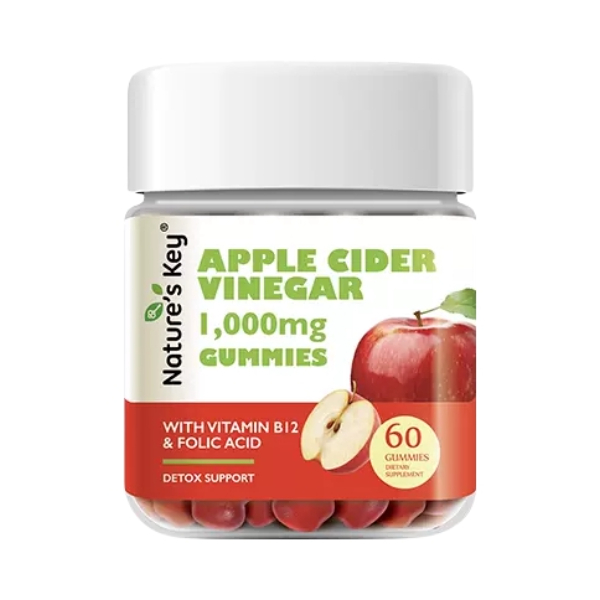 推荐商品：Nature's Key/自然之钥 苹果醋软糖 阻断消化健身膳食纤维