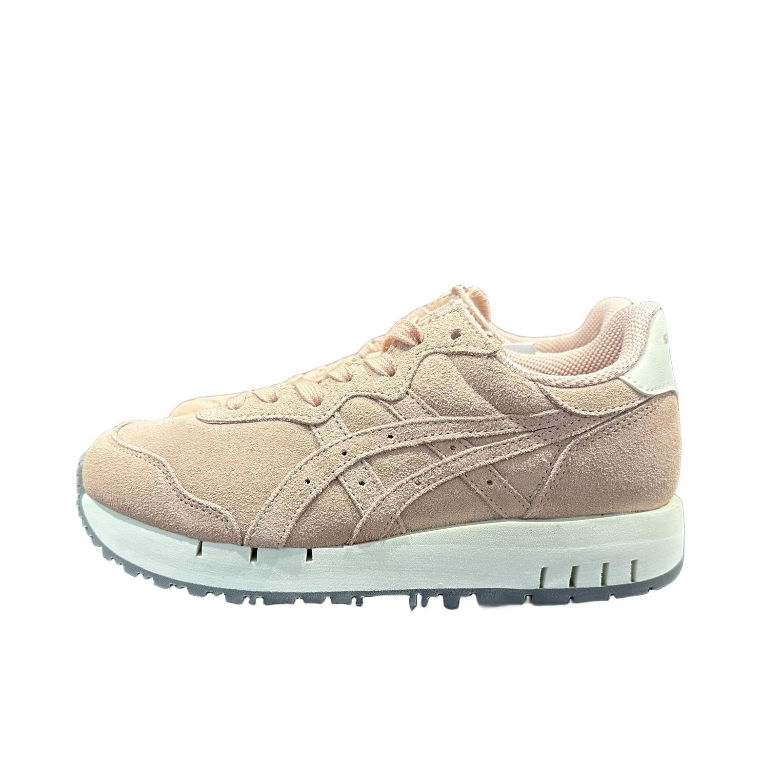 推荐商品：Onitsuka Tiger X-caliber 时尚复古 舒适百搭 防滑耐磨 织物 厚底 运动休闲鞋 浅粉色