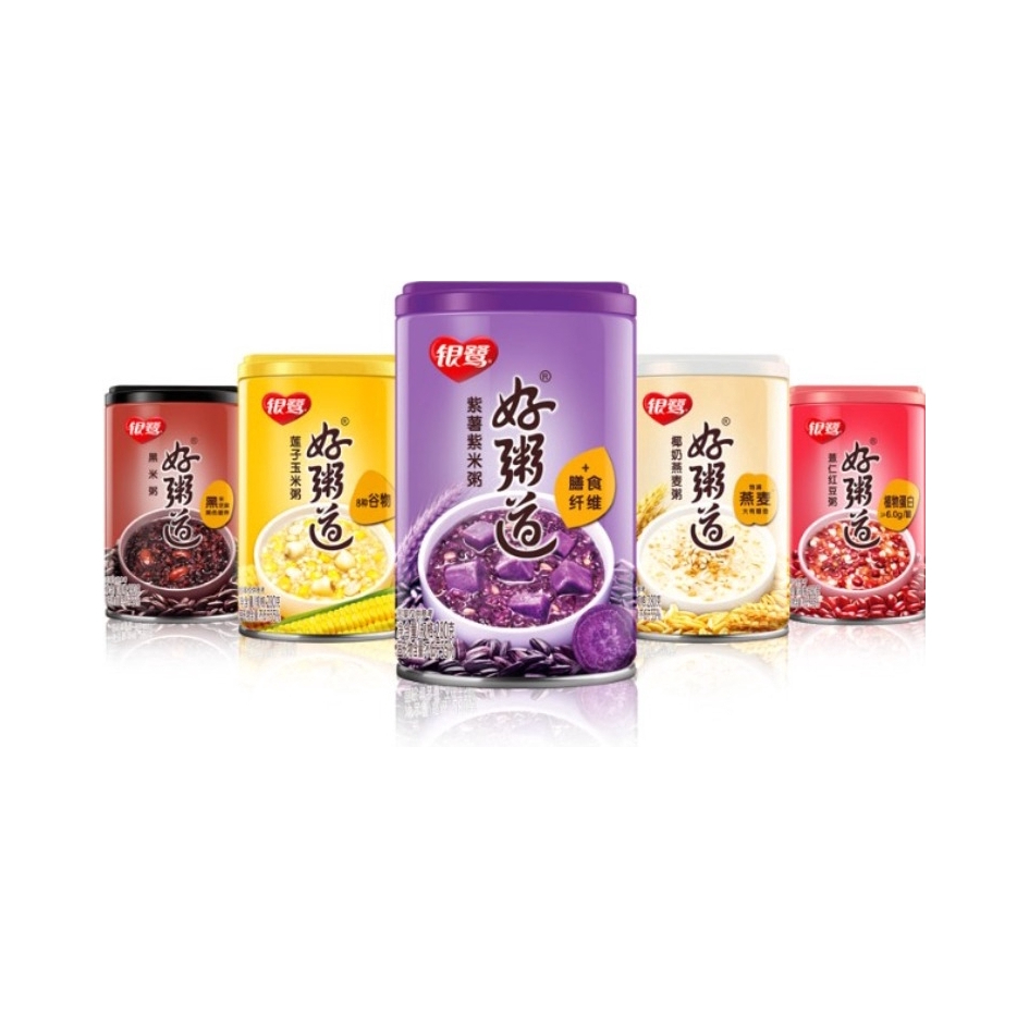 推荐商品：银鹭 好粥道系列 速食粥 罐装 多口味组合 软糯
