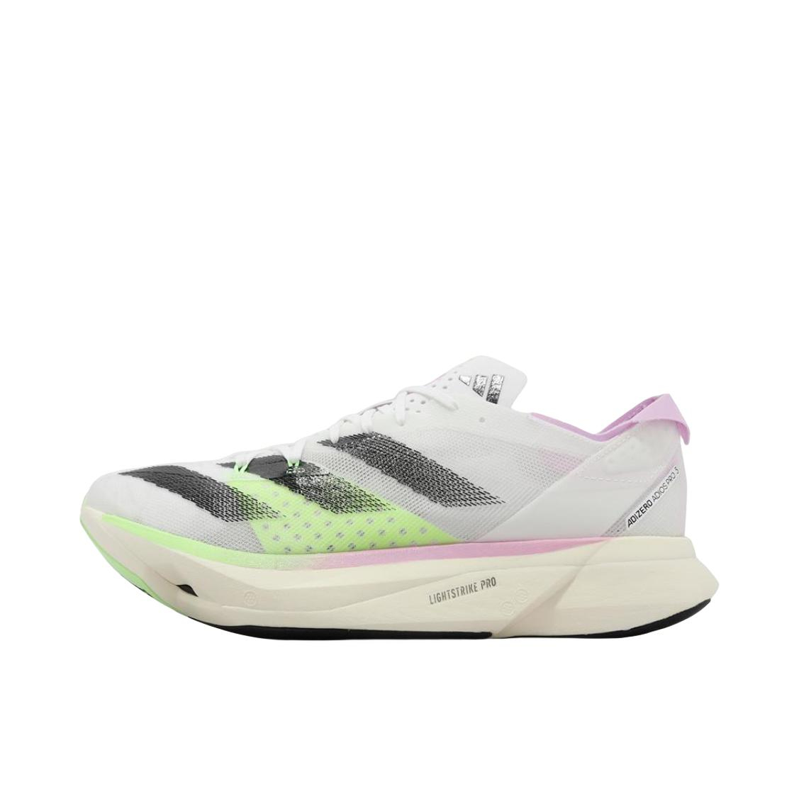 推荐商品：adidas Adizero Adios Pro 3 缓震 织物 马拉松 跑鞋 绿色