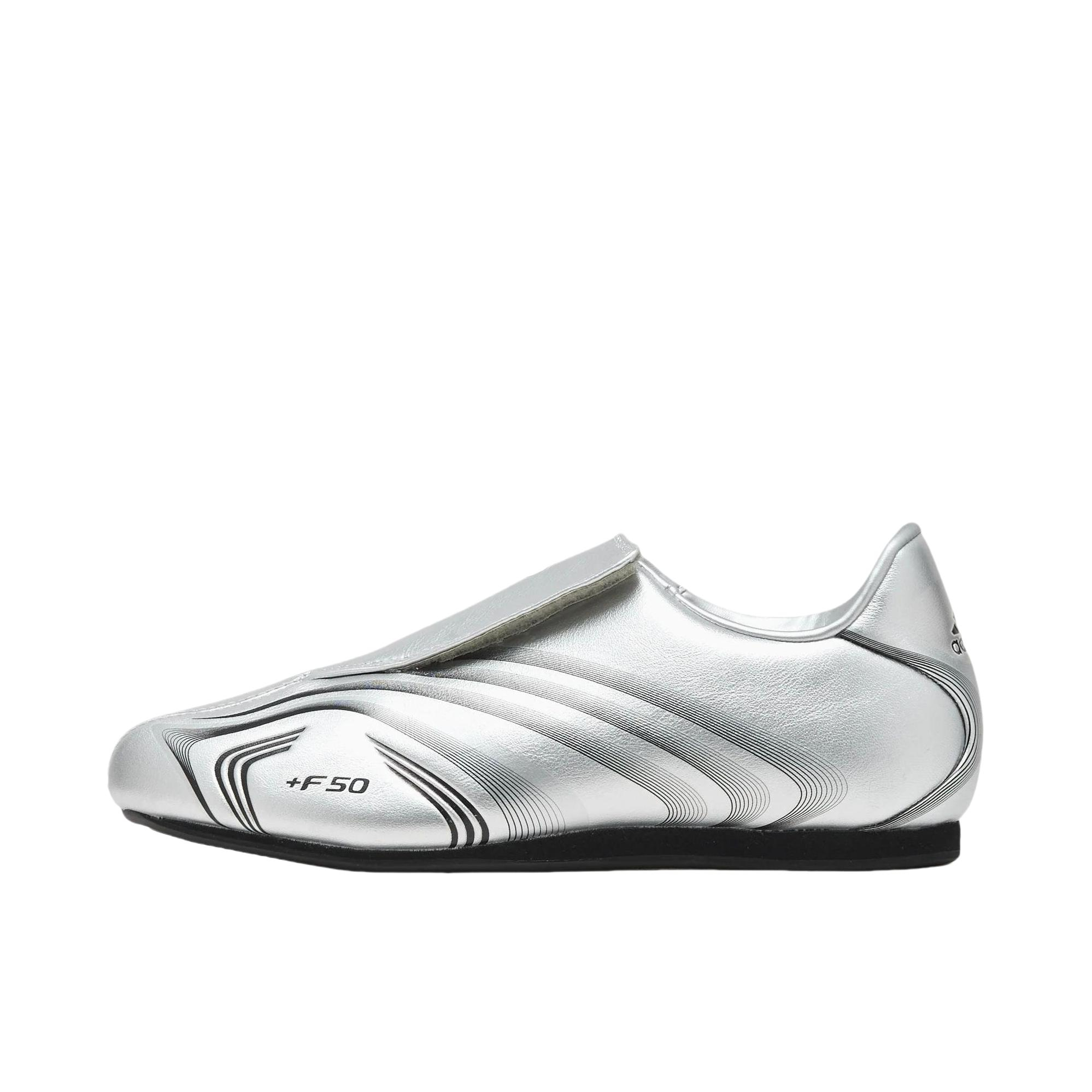 推荐商品：adidas Originals TAEKWONDO F50 薄底鞋 运动休闲鞋 跆拳道低帮 银色
