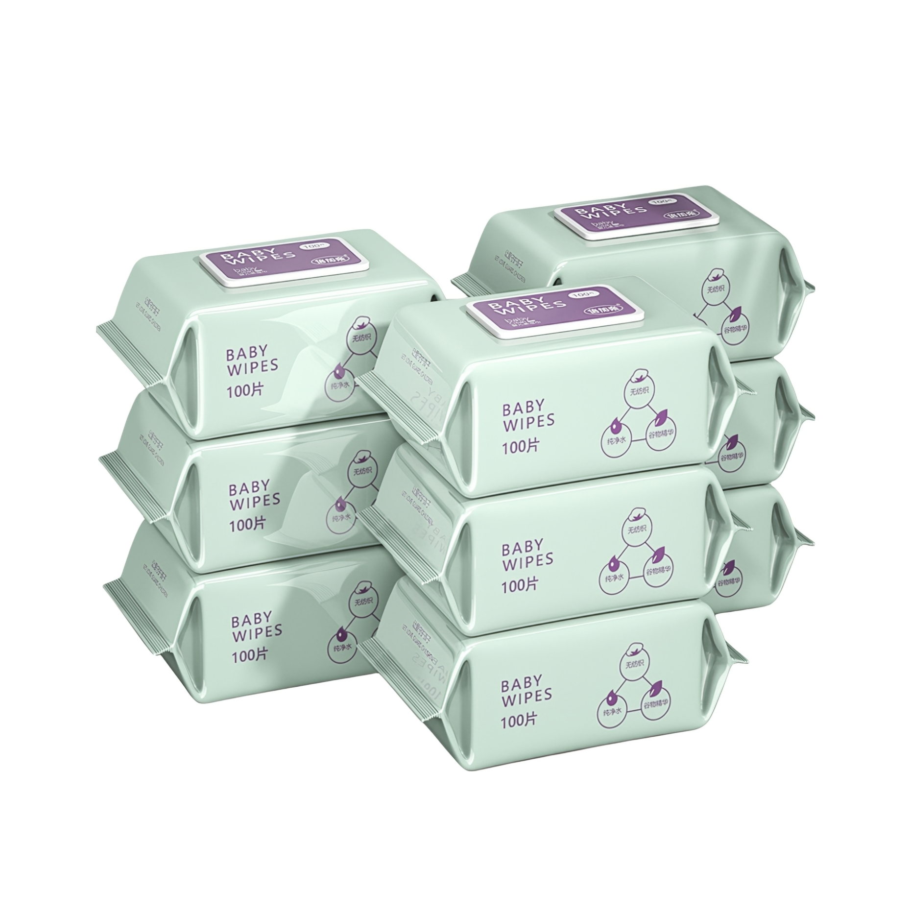 推荐商品：倍加亲 婴幼儿手口屁专用家庭实惠装湿纸巾幼儿童屁宝宝
