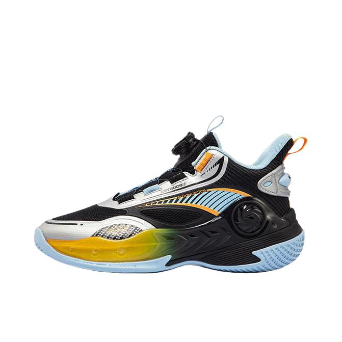 推荐商品：361° 实战 训练 减震 儿童篮球鞋 K72441104 大童/碳黑/银色