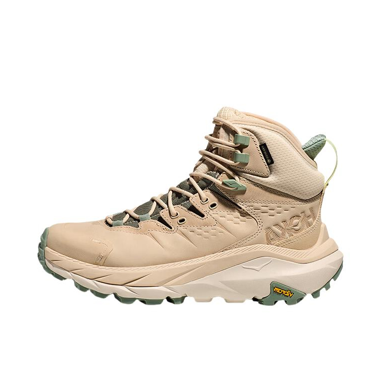 推荐商品：HOKA ONE ONE Kaha 2 GTX 舒适 防水 防滑耐磨 徒步鞋 户外鞋 高帮/橡木色/石膏白