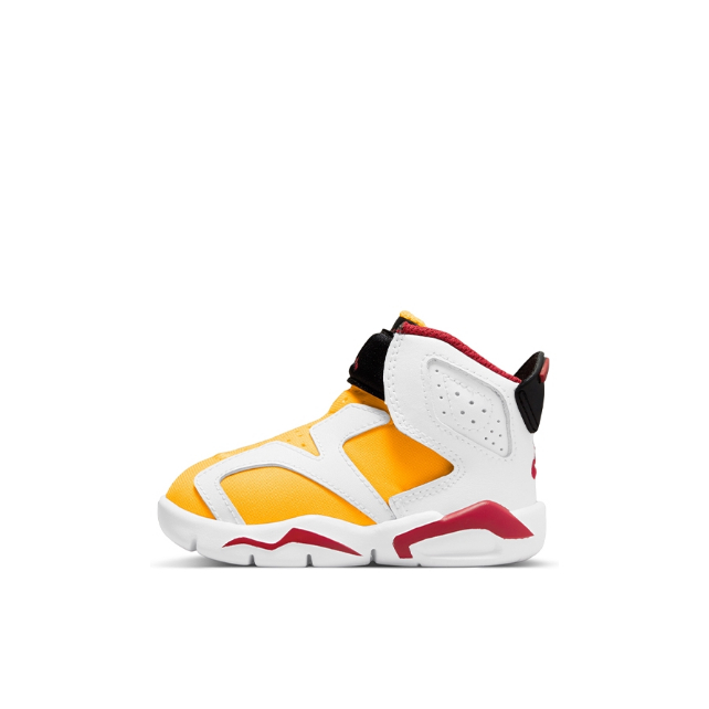 推荐商品：Air Jordan 6 防踢 平底 防滑耐磨 舒适轻便 复古百搭 减震 回弹 透气 运动鞋儿童 婴童/大学金/健身红/白色