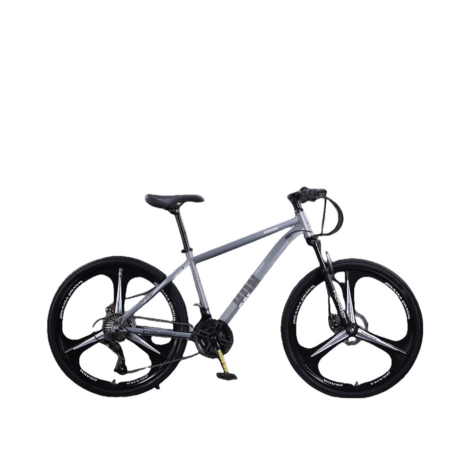 推荐商品：HQ/红旗 H6 高碳钢 多速别 轻便 避震 越野 山地车