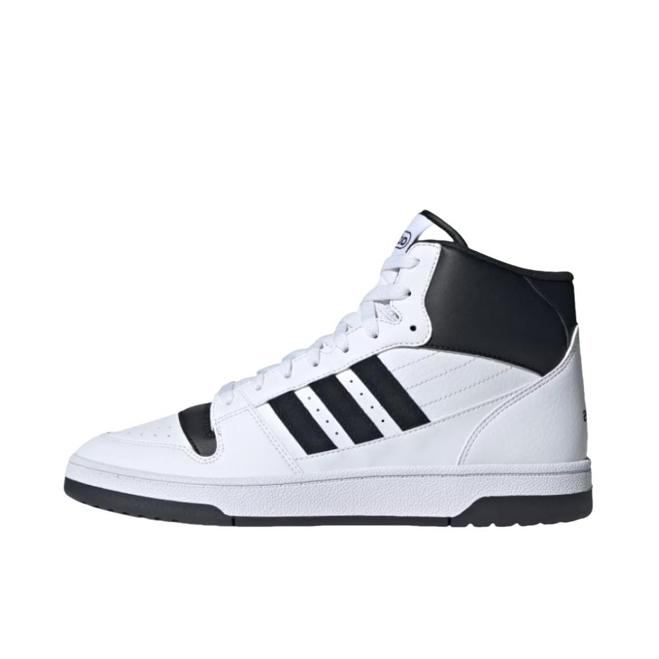 推荐商品：adidas Turnaround 板鞋 防滑耐磨舒适透气时尚潮流百搭复古篮球风 白色/黑色
