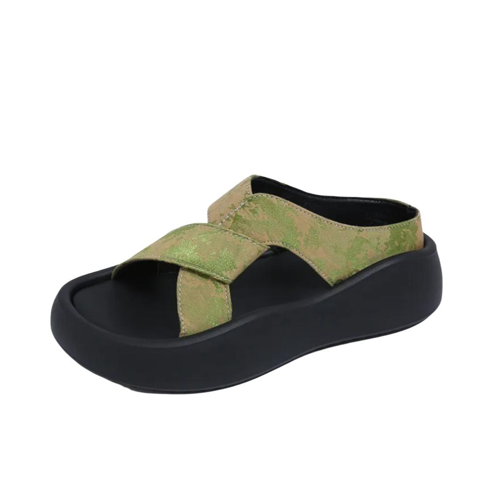 推荐商品：KLAOSD 凉鞋 沙滩橡胶简约 KL-DXNV-XQ-Y-171 套脚款/女款/绿色