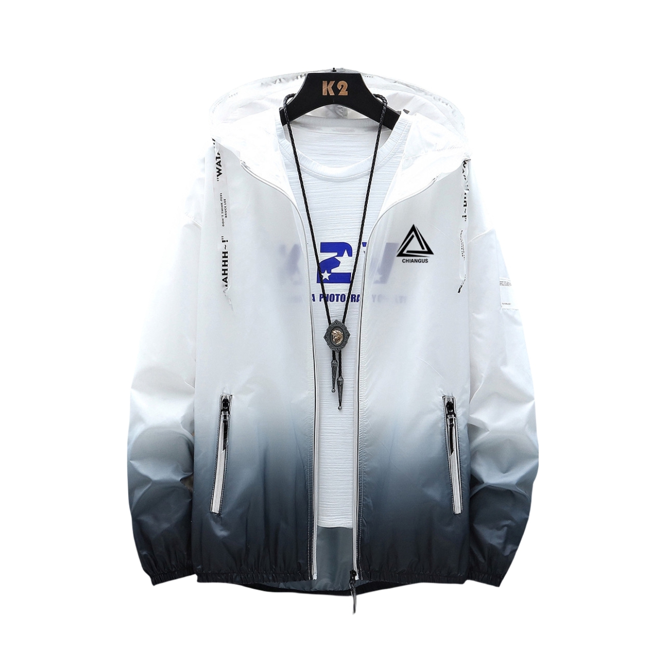 推荐商品：CHIANGUS 透气吸汗超薄防晒衣 CH-139005Y18022 黑