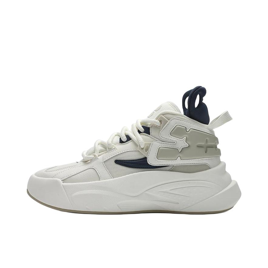 推荐商品：FILA/斐乐 THE MASH 复古 防滑 耐磨 增高 软底 运动休闲鞋 雪白/陶瓷篮