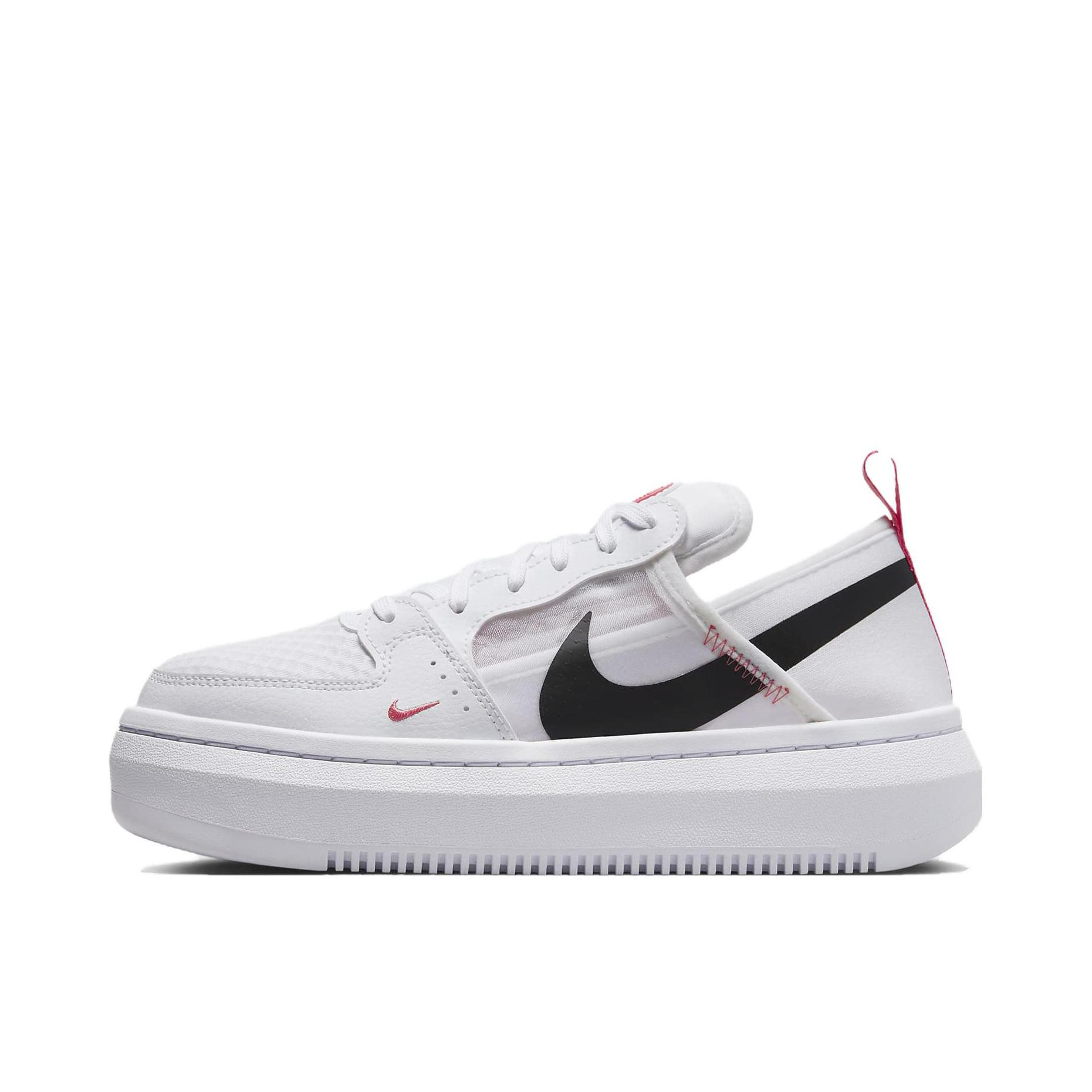 推荐商品：Nike Court Vision 1 Alta 板鞋 缓震舒适轻便耐磨厚底增高 低帮/白色