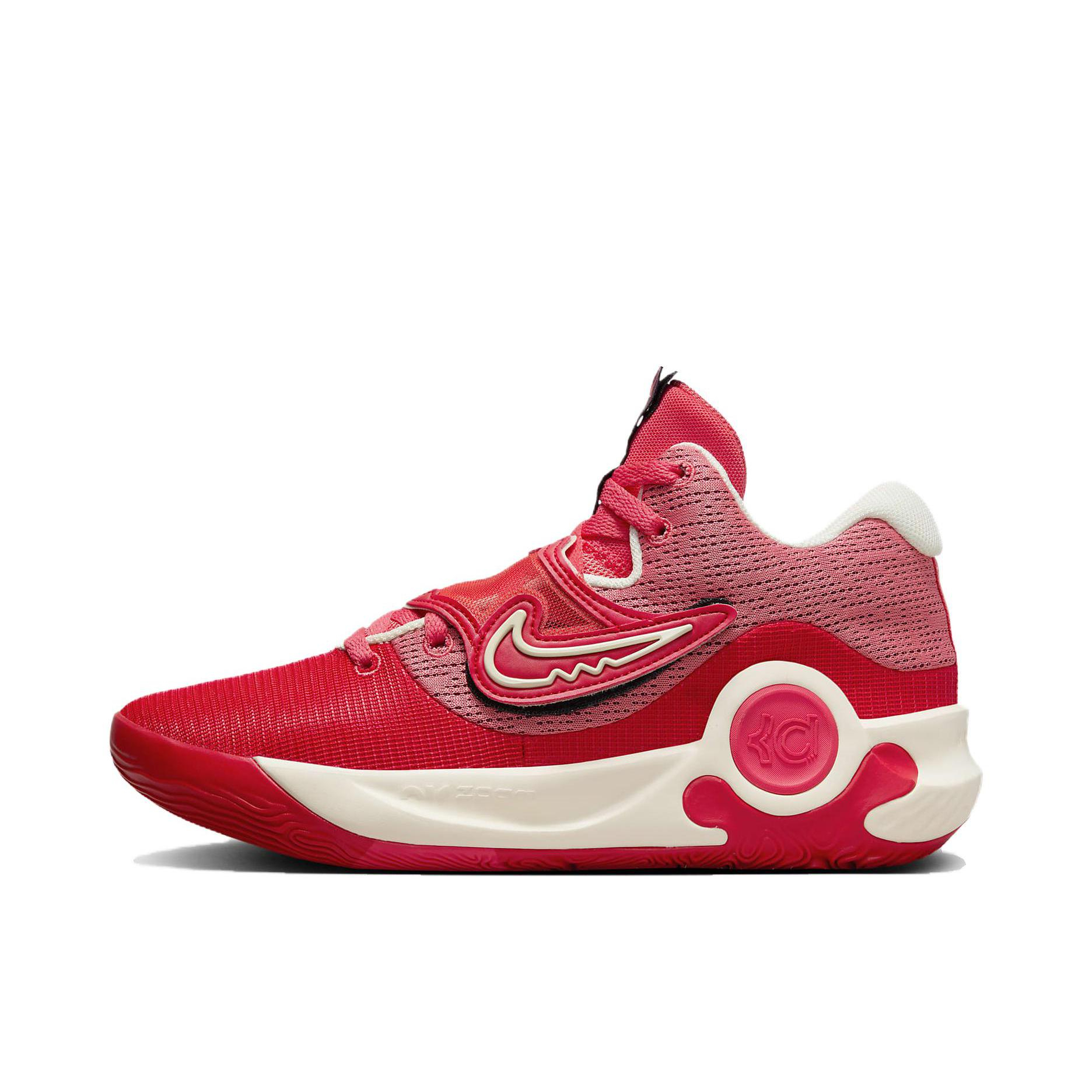 推荐商品：Nike KD Trey 5 X 杜兰特 篮球鞋 缓震透气防滑耐磨圆头织物支撑实战时尚百搭 红色/白色