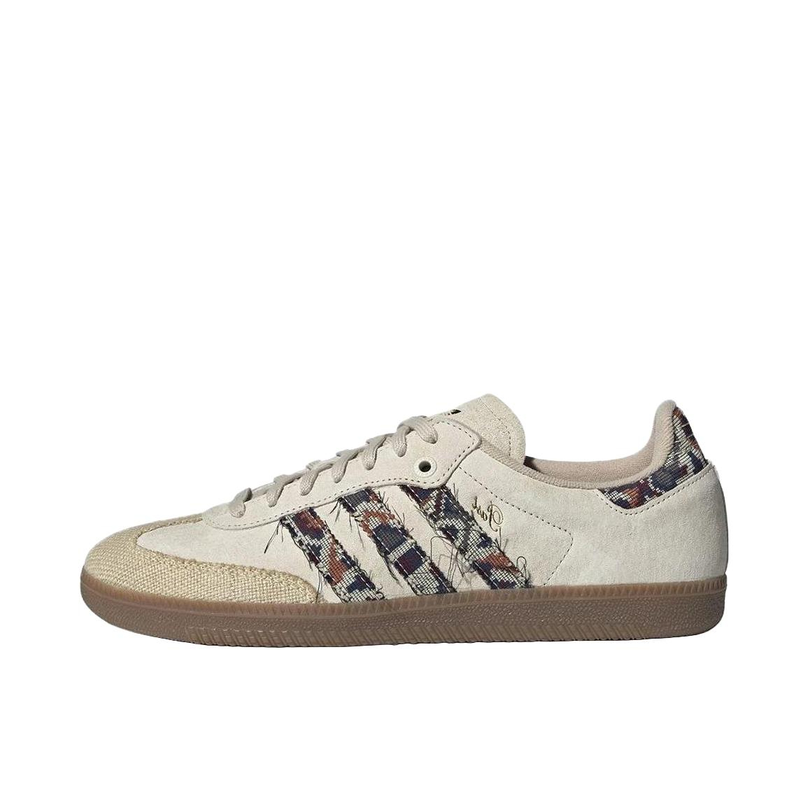 推荐商品：adidas Originals Samba OG T头鞋 板鞋 经典复古舒适百搭耐磨合成革圆头薄底贴合 米色/棕色/褐色