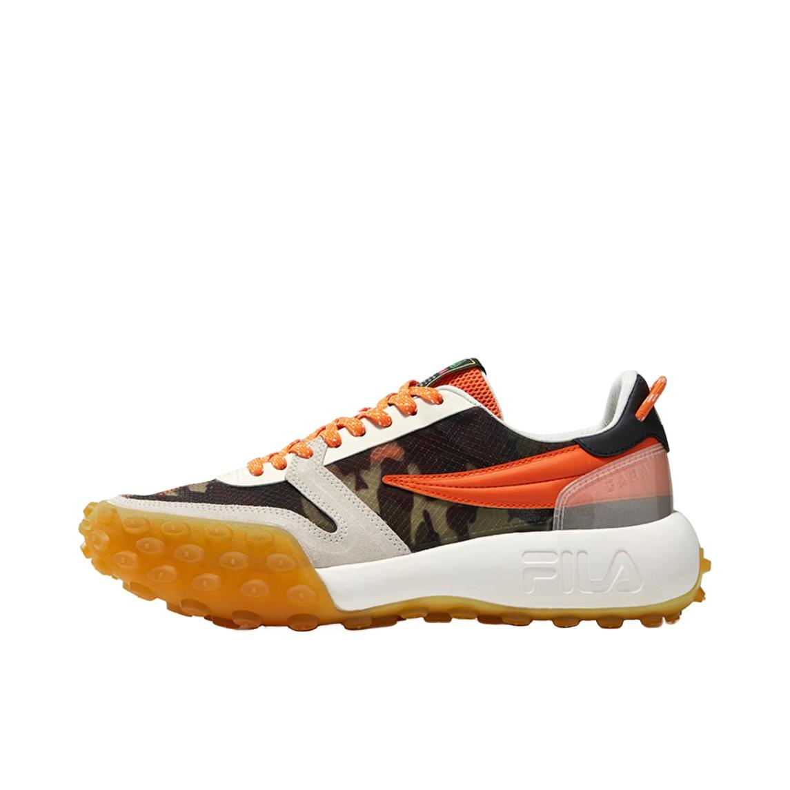推荐商品：FILA/斐乐 Gara 防滑耐磨 舒适轻便 网布透气 圆头 合成革 织物 运动 头层牛皮 跑鞋 绿色