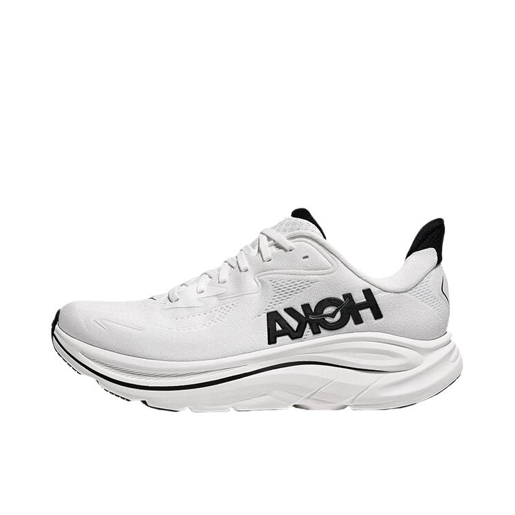 推荐商品：HOKA ONE ONE  CLIFTON 10  轻量 缓震 防滑 入门 训练 克利夫顿 10 跑鞋 白色/黑色