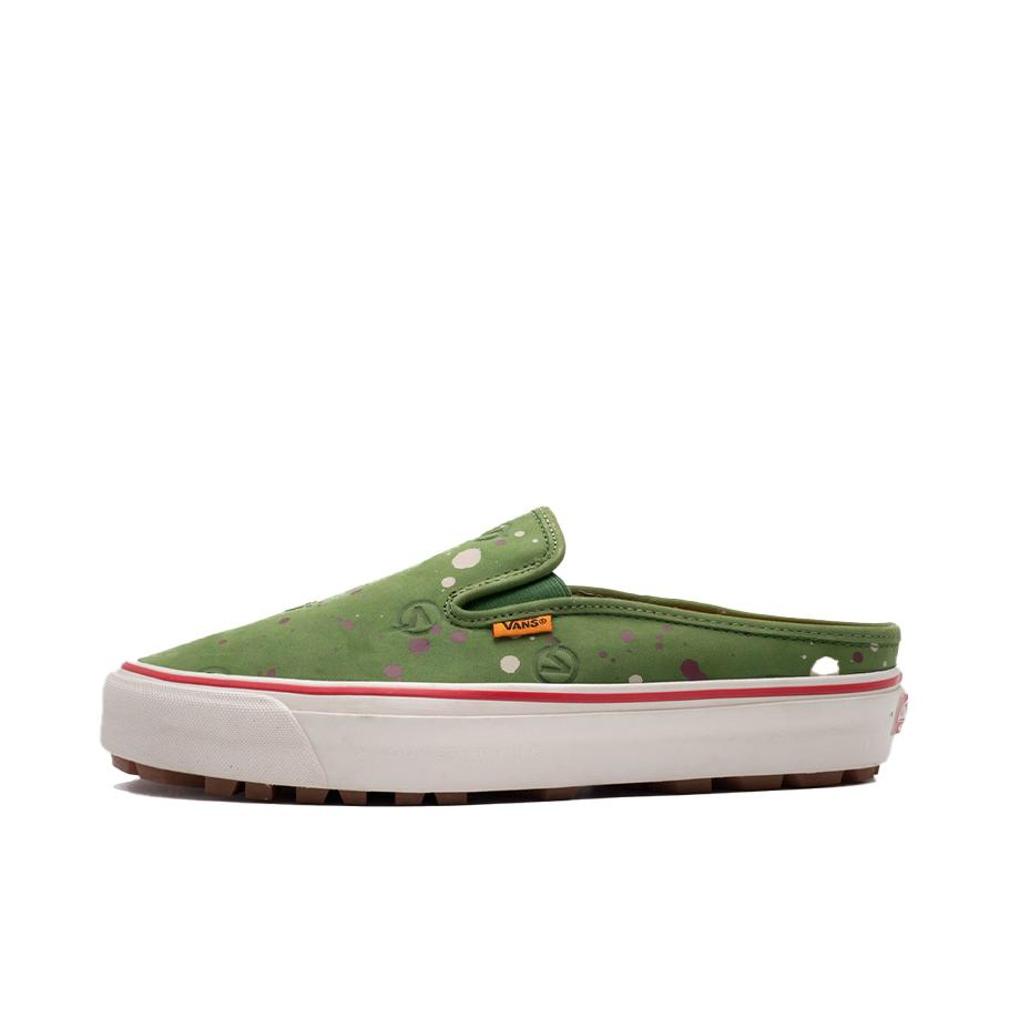 推荐商品：Vans/范斯 Style 17 舒适透气 帆布鞋 LQQK联名/绿色/泼墨