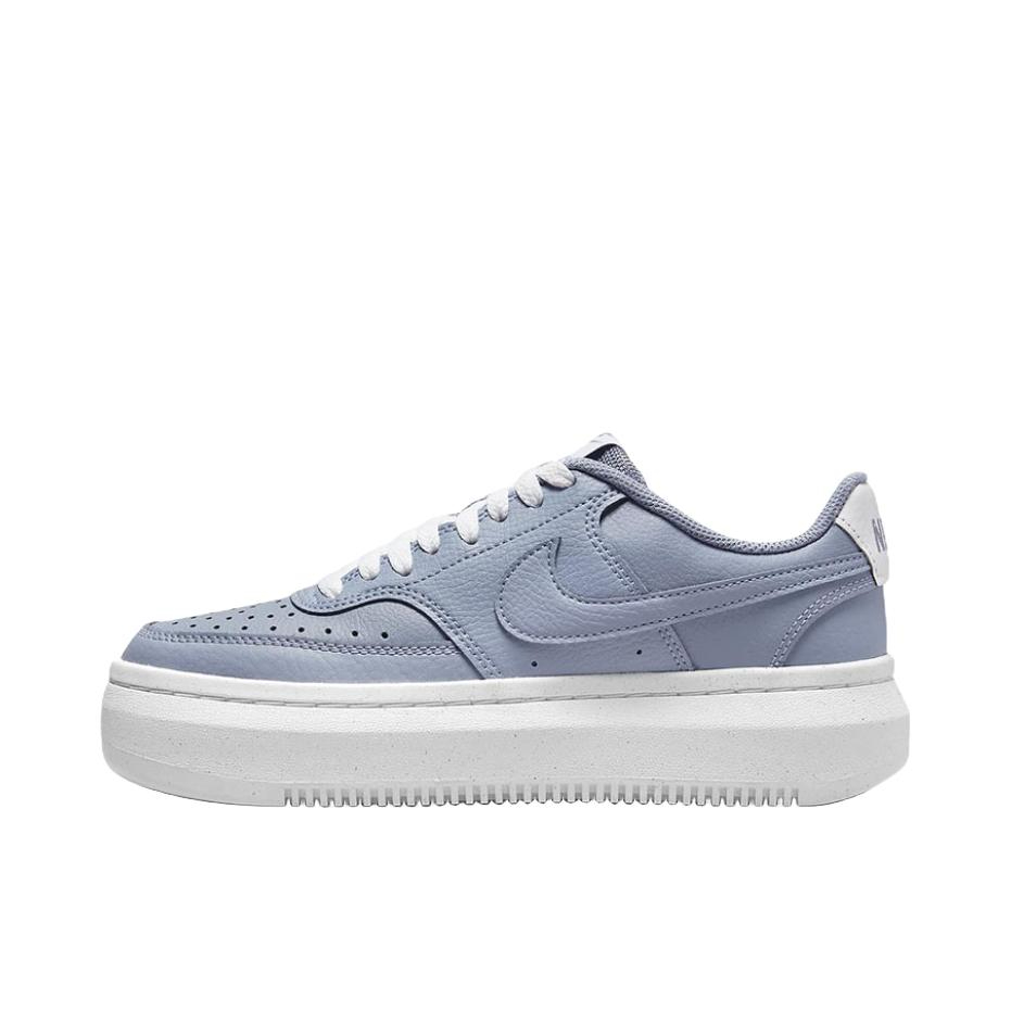 推荐商品：Nike Court Vision 1 Alta 板鞋 缓震舒适轻便耐磨厚底增高 浅蓝色