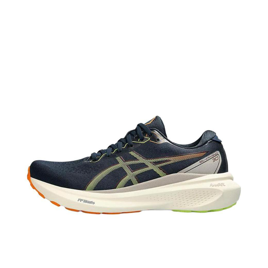 推荐商品：Asics/亚瑟士 Gel-Kayano 30 跑鞋 舒适透气轻便稳定足弓支撑防滑耐磨缓震轻量回弹慢跑圆头 蓝色/米色