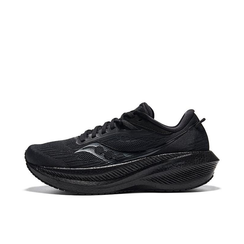 推荐商品：Saucony/索康尼 胜利21 Triumph 轻量缓震 回弹 跑鞋 女款/黑色