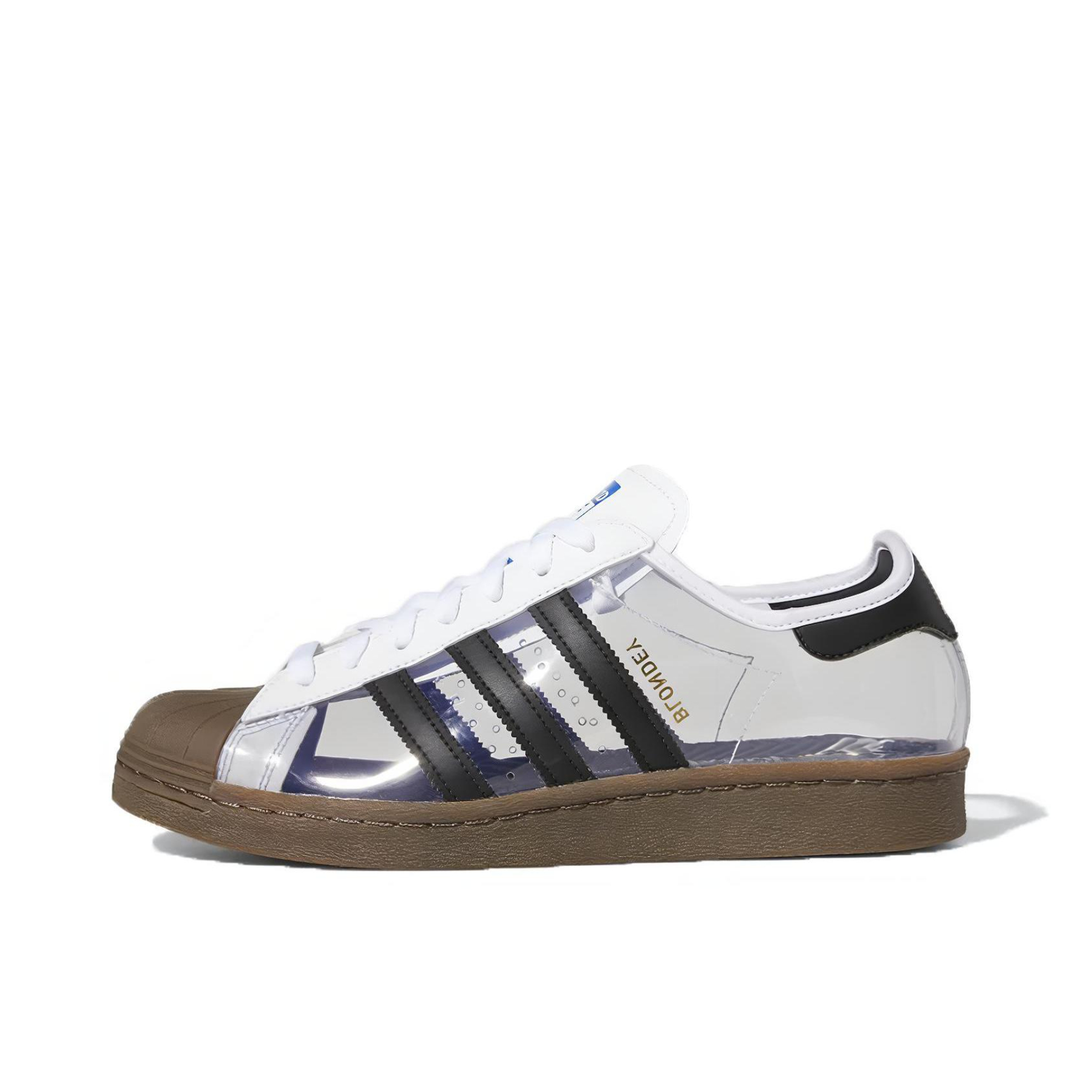 推荐商品：adidas Superstar 80s 板鞋 贝壳头复古防滑耐磨防水减震运动 Blondey McCoy联名/白色/黑色