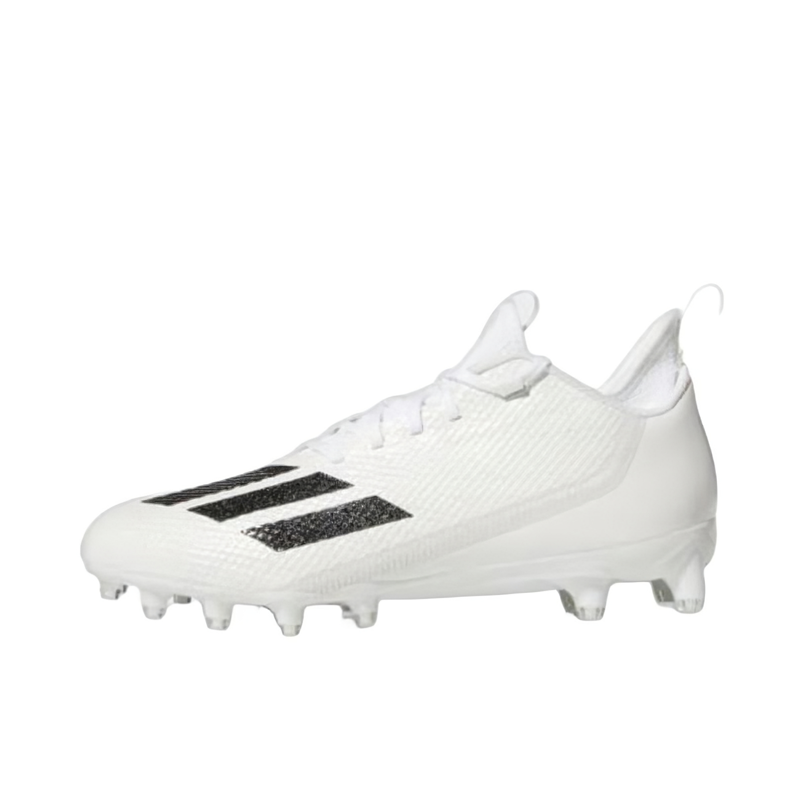 推荐商品：adidas Adizero Cleats 超纤 舒适百搭 防滑耐磨 减震轻便 运动透气 抗冲击 包裹性 圆头碎钉 橄榄球鞋 黑色/白色