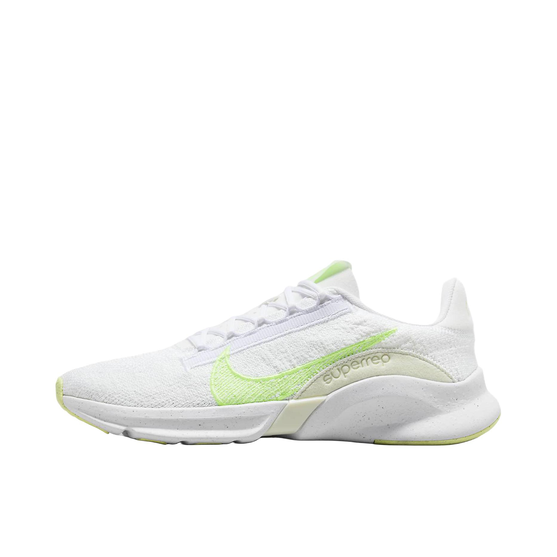 推荐商品：Nike SuperRep Go 3 Flyknit Next Nature 跑鞋 减震回弹轻便透气支撑织物 女款/白色