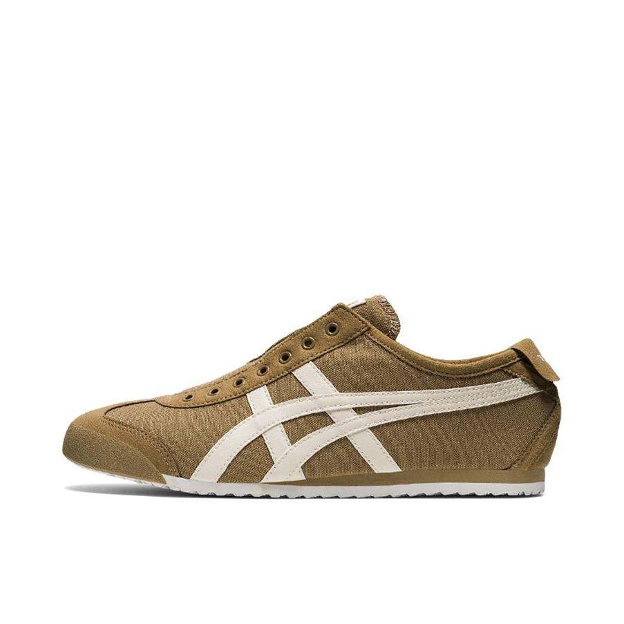 推荐商品：Onitsuka Tiger/鬼塚虎 Mexico 66 Slip-on 懒人鞋 德训鞋 运动休闲鞋 复古轻便透气一脚蹬舒适百搭 沙色