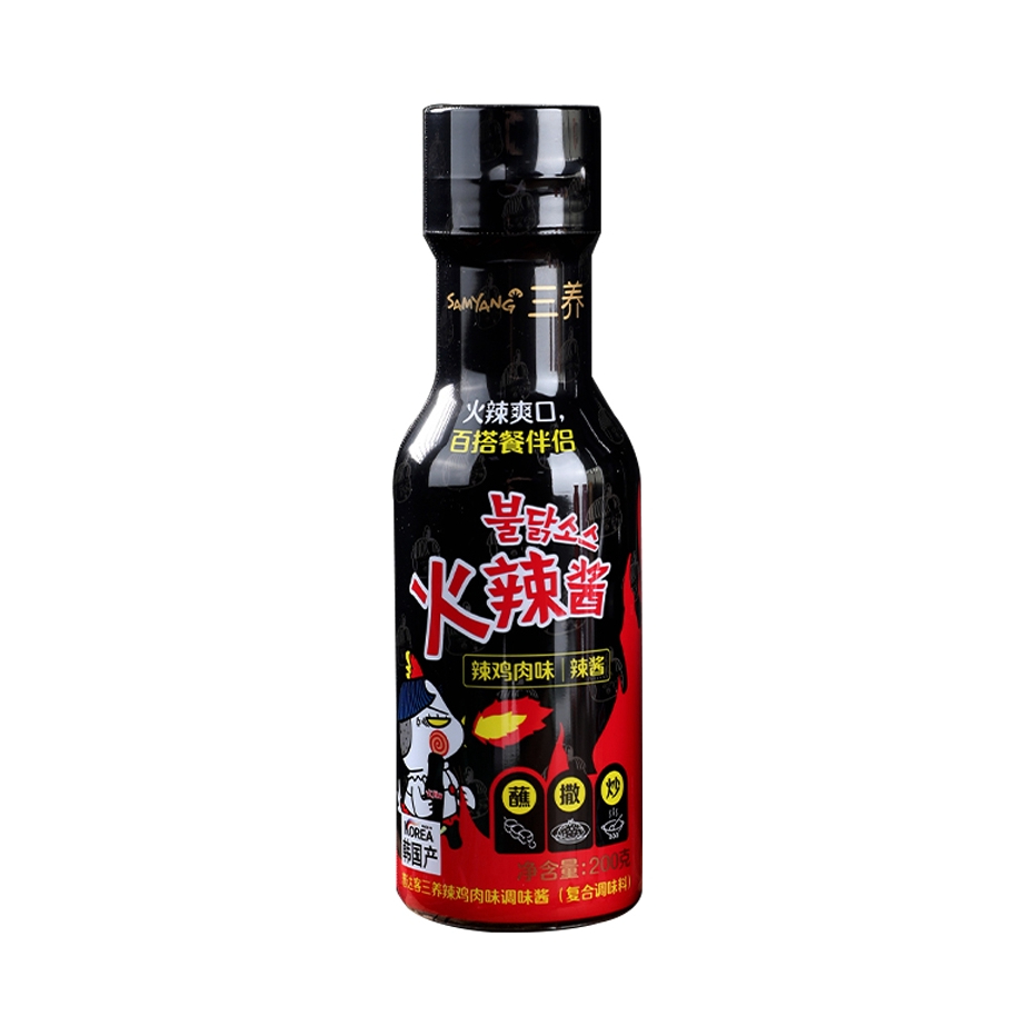 Samyang/三养 火辣酱 200g 瓶装 韩式火鸡面拌面超辣鸡肉味石锅