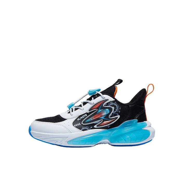 推荐商品：361° 舒适软底 防滑耐磨 网面透气 运动鞋儿童 N72414501 小童/碳黑/361度白/电光橙色