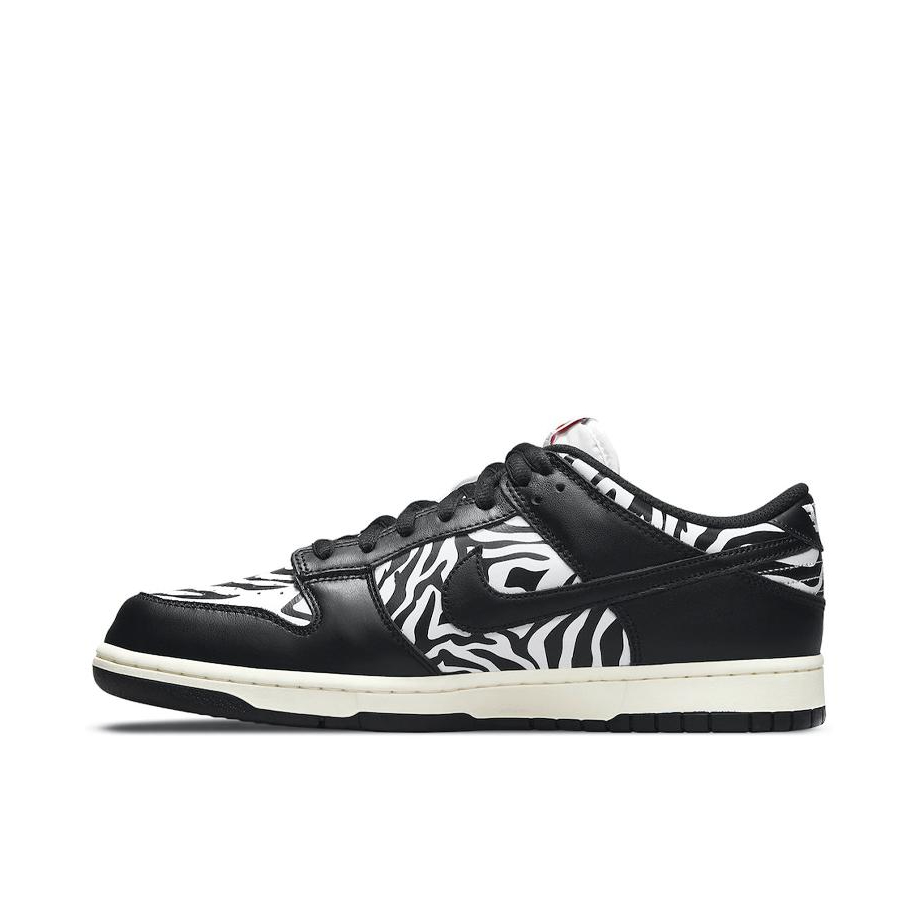 推荐商品：Nike Dunk 板鞋 经典复古百搭 zebra SB/低帮/quartersnacks联名/斑马纹/黑色/白色