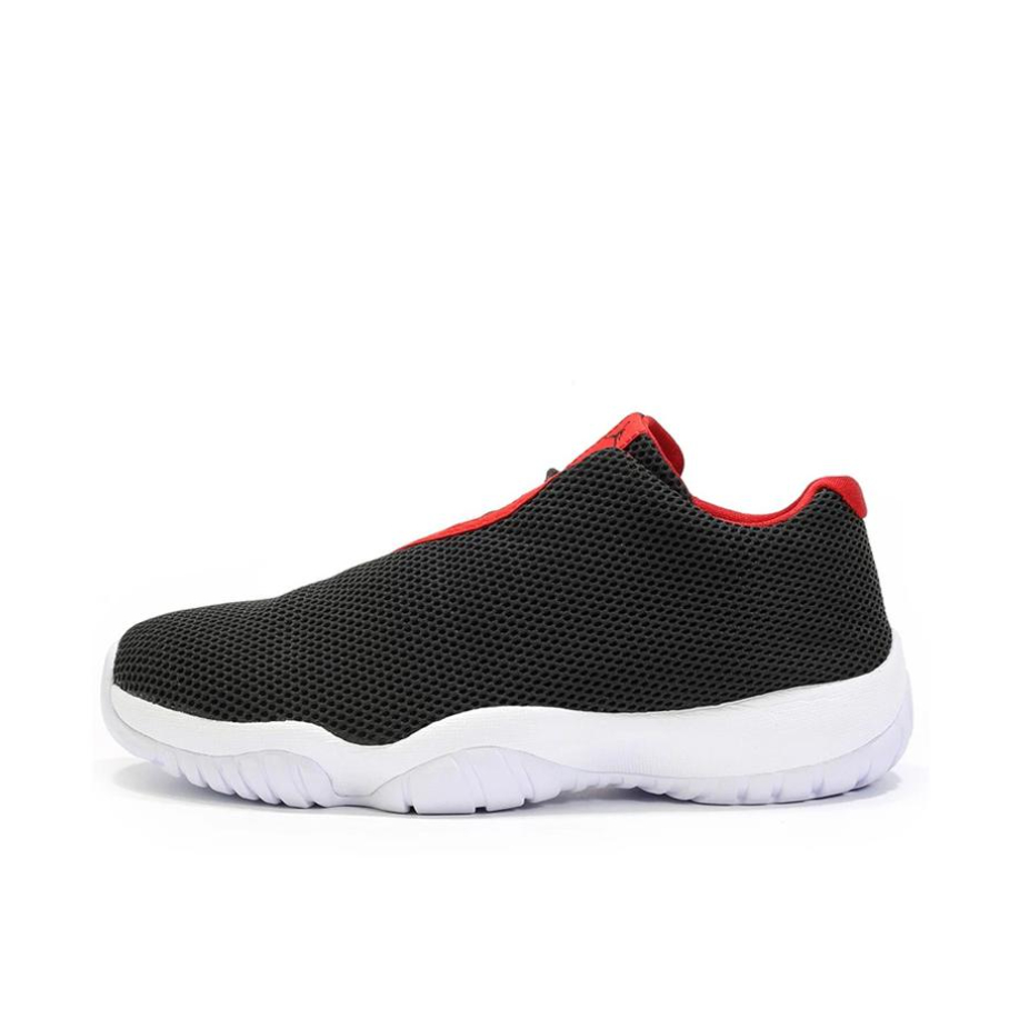 推荐商品：Air Jordan Future 篮球鞋 减震回弹防滑耐磨舒适透气复古编织织物 Low Black Red White 黑色/红色/白色