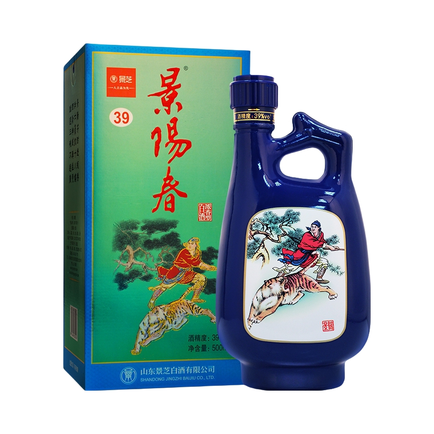 推荐商品：景芝 景阳春小老虎 白酒 39度 高度如意单支装浓香低度