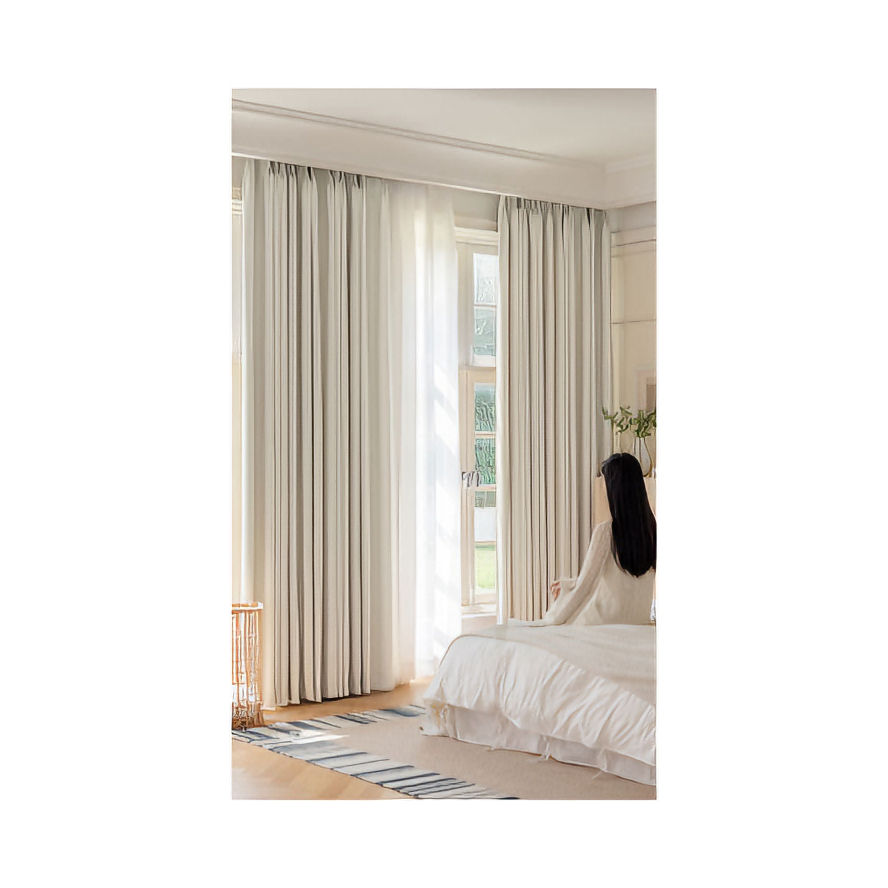 推荐商品：柯羽 月下蔓枝系列 打孔款 遮光度95% 窗帘