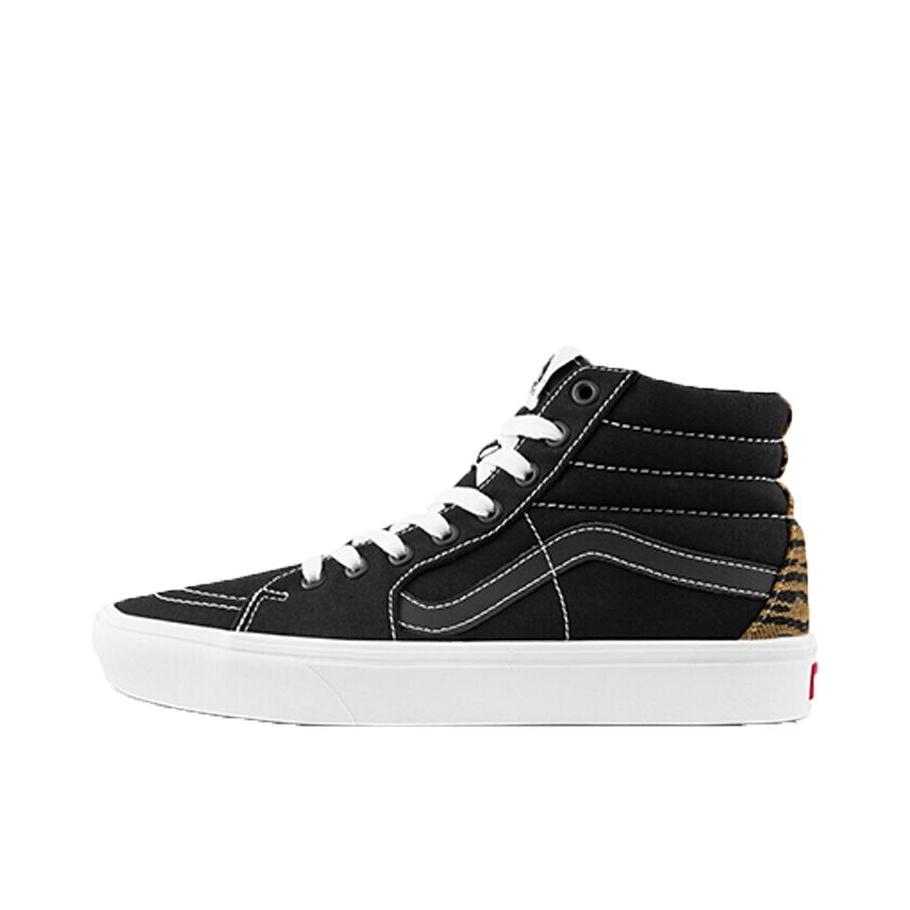 推荐商品：Vans/范斯 SK8-Hi 板鞋 潮流经典拼接复古街头厚底 黑色/白色/豹纹