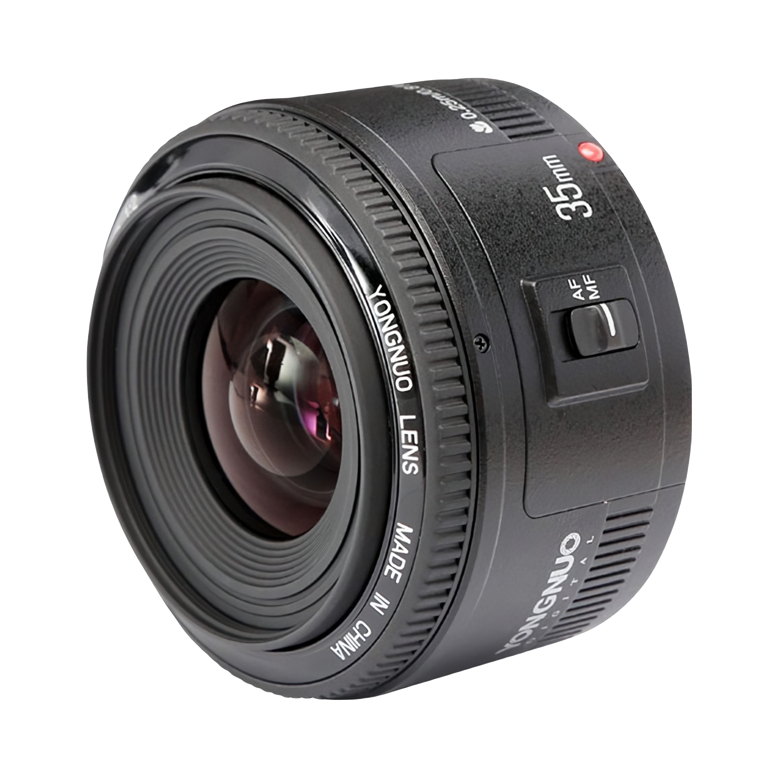 推荐商品：YONGNUO/永诺 F2 35mm F2.0 广角定焦全画幅镜头 做工小巧 F2大光圈 人像 自动对焦 自动模式 数码单反相机