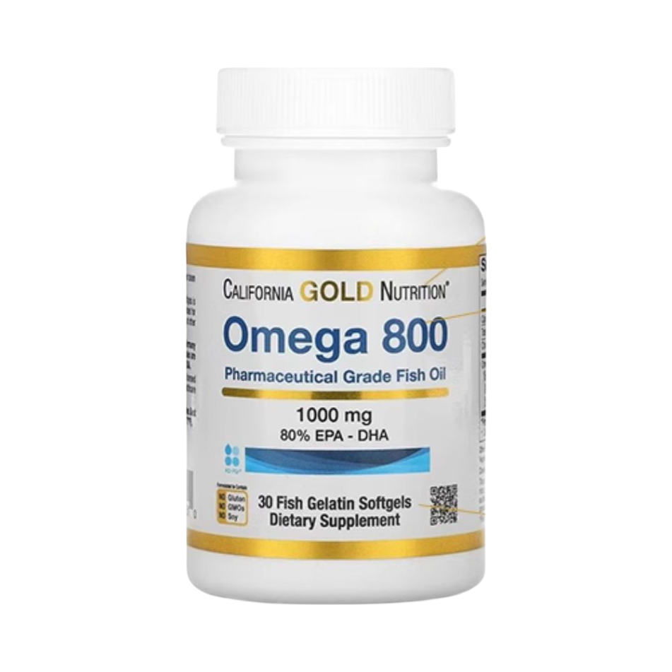 推荐商品：California Gold Nutrition 高纯度鱼油软胶囊 呵护心脑