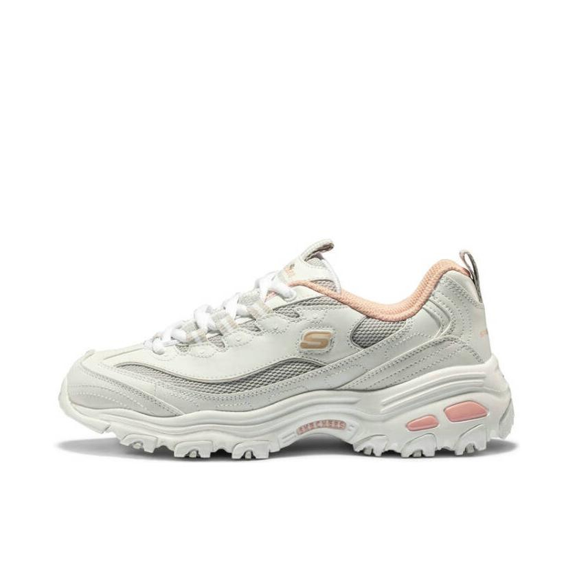 推荐商品：Skechers/斯凯奇 D'Lites 1.0 奶茶熊 熊猫鞋 老爹鞋 闪穿鞋 厚底增高复古缓震百搭 女款/白色/灰色/粉色